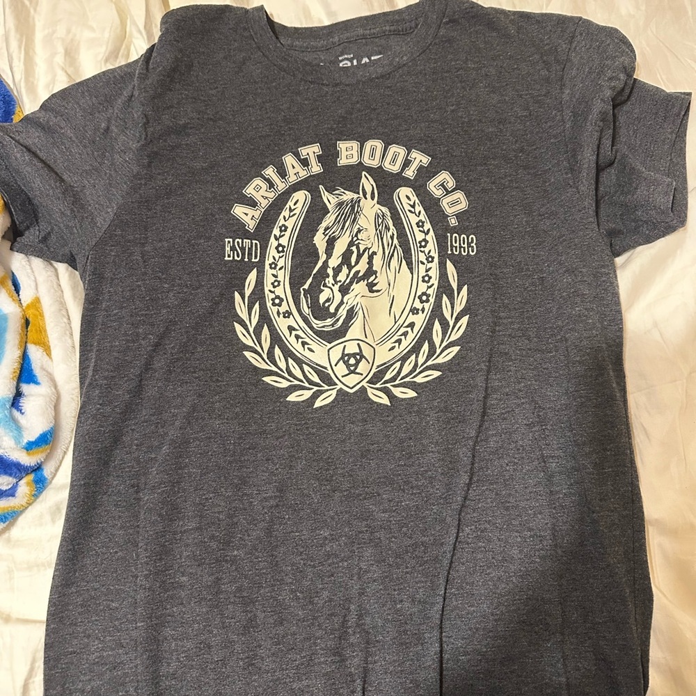 Ariat Women's Dark Gray Buckle T-Shirt